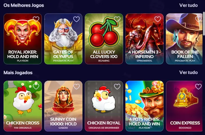 BroWinner Casino Jogos